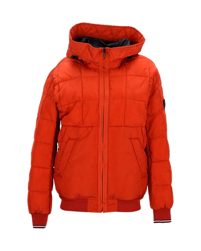 Men's quilted on sale patch bomber jacket