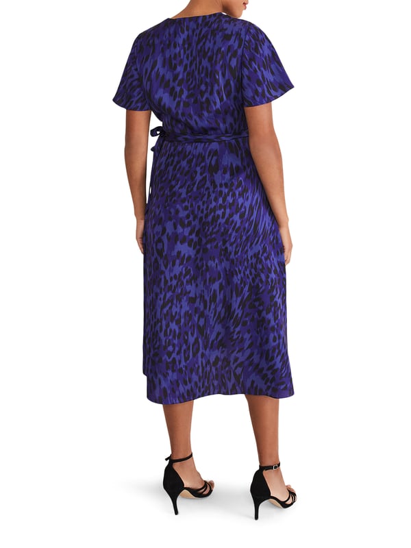 Embrace elegance with the Colletta Wrap Dress in vibrant Ultra Violet, perfect for any casual outing.