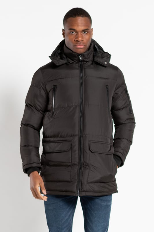 French connection top padded hooded jacket