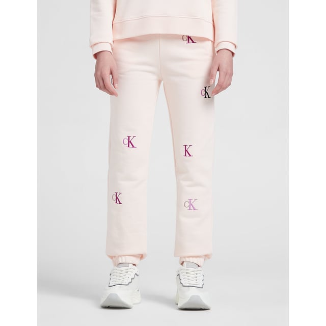 Girl s Calvin Klein Juniors Monogram Joggers in Pink