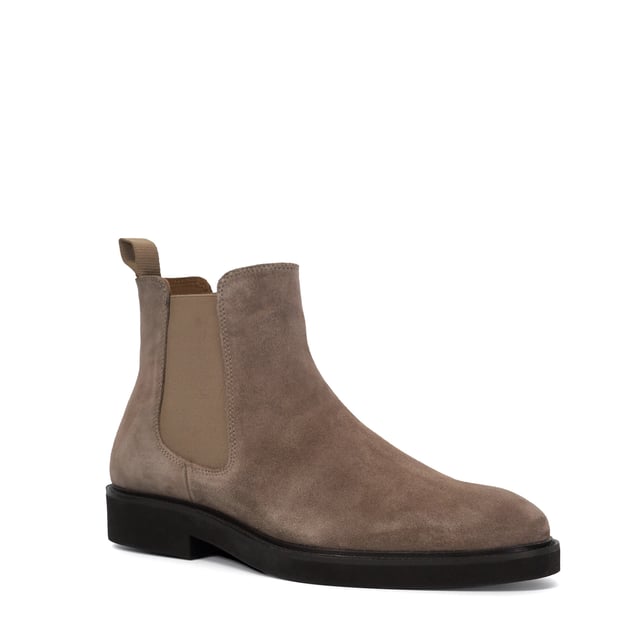 Dune Mens Crew Suede Chunky Chelsea Boots