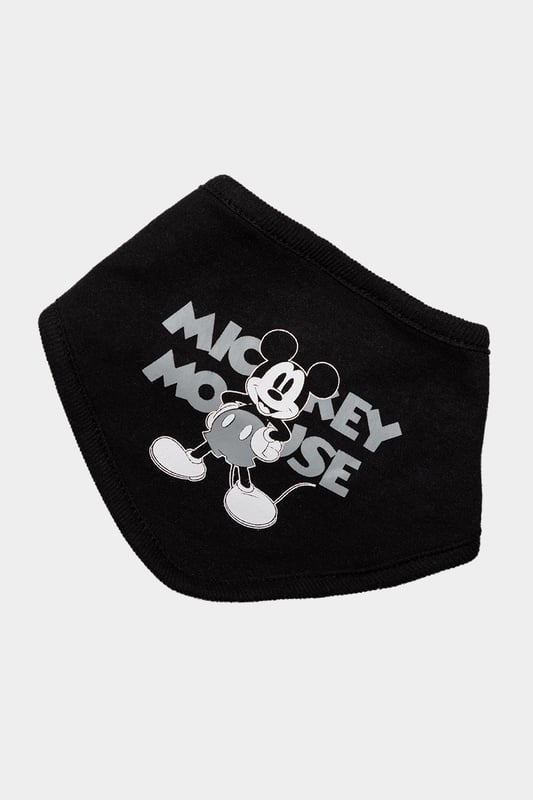 This Disney Baby Mickey Mouse set is the perfect for the little one in your life, this three-piece set features a bold Mickey Mouse print and details. It includes a short-sleeved top with popper fastening, shorts, and an adorable matching bib. This matching set makes outfit planning easy and would be an adorable gift too!