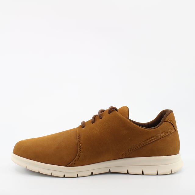 Timberland Graydon Oxford Brown Nubuck Leather Mens Lace Up Shoes A1xgb