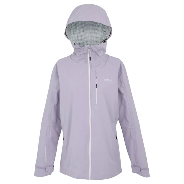 100% polyester. Foder: Mesh. Tyg: Stretch. Design: Logotyp, enfärgad. 165 g/m². Tygteknik: Andningsbart, slitstark vattenavvisande yta, Isotex 15000, vattentätt, vindtätt. Manschett: Justerbar. Ärmtyp: Ledad, långärmad. Dräneringskanal, dragkedja fram, invändigt dragkedjeskydd, tejpade sömmar, fri rörlighet. Halsringning: Huva. Funktioner på huva: Grown On Hood, teknisk, justering med vippor. Passform: Skräddarsydd. Fickor: 1 bröstficka, 2 sidofickor, 1 säkerhetsficka, vattenavvisande dragkedja. Stängning: Hel dragkedja. 15000g/m²,/24 timmar. Vattentäthetsgrad: 15000 mm. Nedtill: Justerbar, Shockcord i nederkant. Hållbarhet: Tillverkad av återvunnet material. 6 UK: 30 tum. 8 UK: 32 tum. 10 UK: 34 tum 12 UK: 36 tum 14 UK: 38 tum 20 UK: 45 tum 18 UK: 43 tum 16 UK: 40 tum