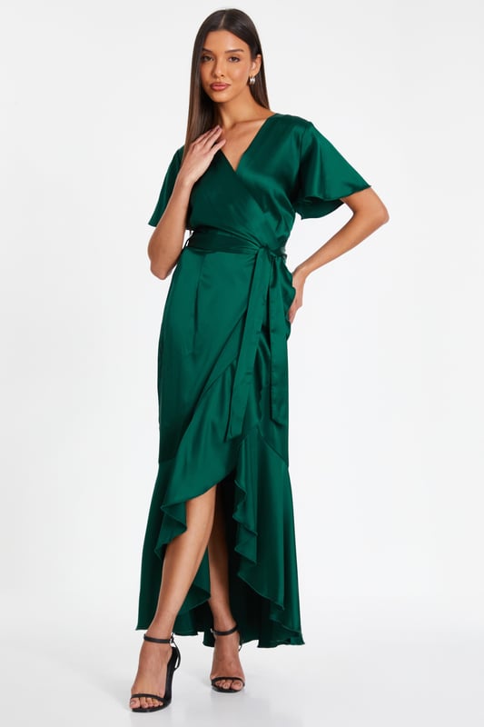 The Cerie Dress - Bottle Green