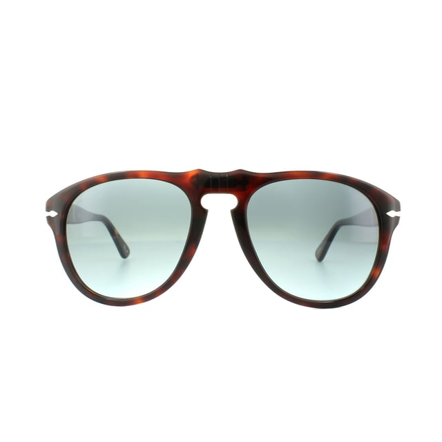 Persol Sunglasses 0649 24/86 Dark Havana Light Blue Gradient 54mm are technically innovative as well is impressively stylish with the Victorflex system that gives the bridge maximum flexibility with metal inserted into the acetate as seen on the bridge of these awesome Persol shades as well as the classic silver arrow on the temple. Steve McQueen has famously worn these superb Persol 649 sunglasses