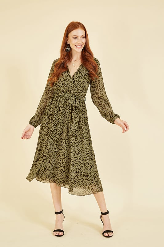 Mela leopard hot sale print dress