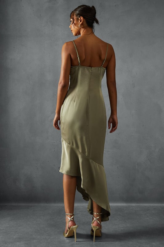 Misspap Champagne Bodycon Dress Womens Bridesmaids Dresses