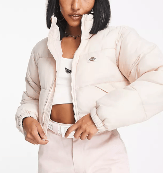 Pink dickies jacket top