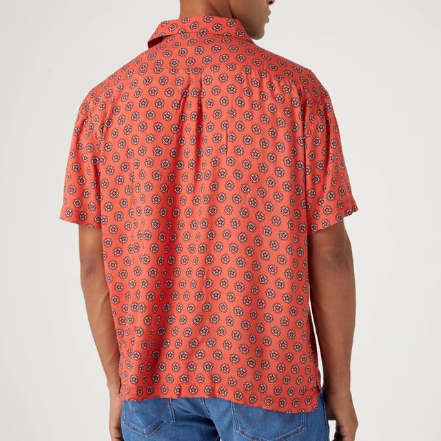 GB - Wrangler - RESORT-SHIRT PAPRIKA