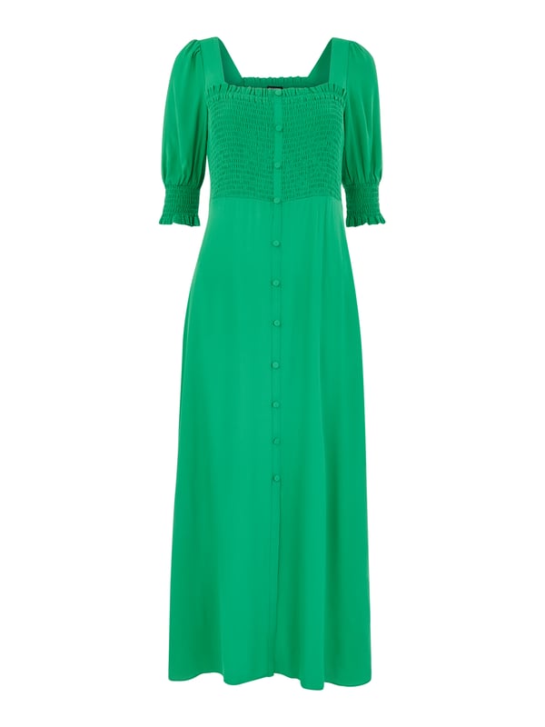 Step into spring in our vibrant Luna Midi Dress. Featuring a flattering square neckline and delightful short sleeves, this versatile piece is perfect for your day-to-day outings or a casual rendezvous. Made with eco-friendly viscose, embrace both style and sustainability.