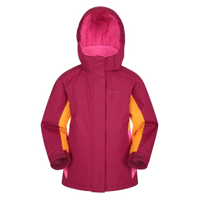 Lining: Fleece. Design: Contrast, Logo. Fabric Technology: Durable, DWR Finish, Snowproof, Water Resistant. Cuff: Elasticated, Touch Fastening Tab. Neckline: Hooded. Insulated, Snowskirt. Sleeve-Type: Long-Sleeved. Hood Features: Adjustable, Grown On Hood. Pockets: 2 Side Pockets, Zip, 1 Internal Pocket. Fastening: Full Zip, Stud, Touch Fastening. 2-3 Years: 22 in. 3-4 Years: 22.5 in. 5-6 Years: 24 in. 9-10 Years: 28.5 in. 13 Years: 33 in. 7-8 Years: 26 in. 11-12 Years: 31 in.