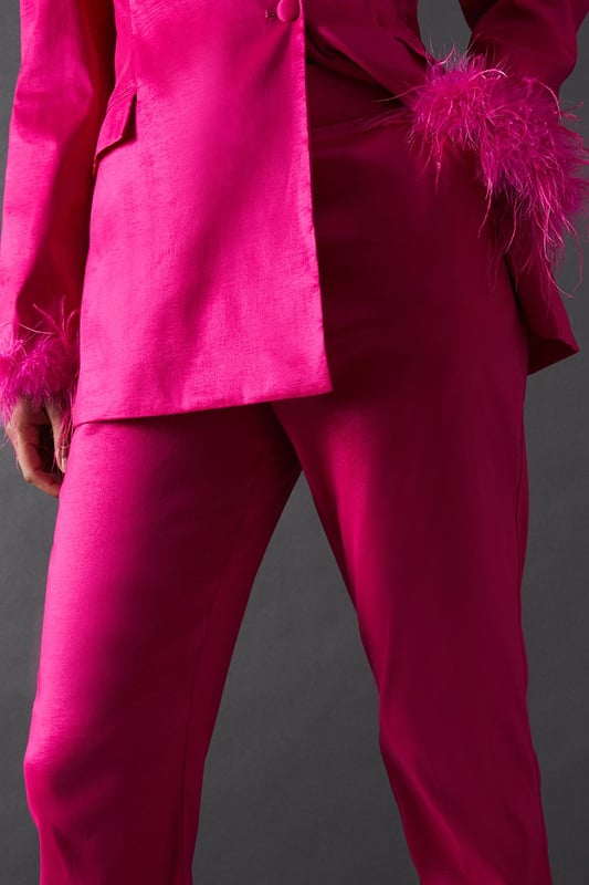 Premium Taffeta Straight Leg Trouser