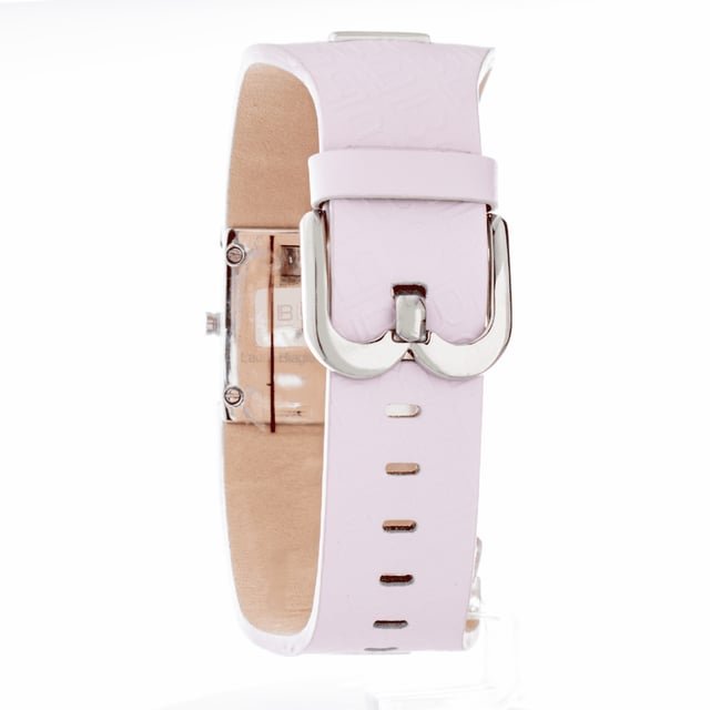 Laura Biagiotti LB0047L-03 - Damenuhr Quarz aus Edelstahl• Material: Edelstahl• Glas: Mineral• Armband: Leder• Farbe: Pink• Wasserbeständigkeit: 0 m (0 ATM)• Gehäusegröße: 33 mm