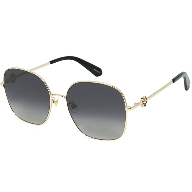 Kate Spade Tayla/F/S 0RHL 9O Gold Sunglasses. Defy the ordinary and seize the spotlight with these Kate Spade Sunglasses. Featuring a modern Kate Spade Tayla/F/S 0J5G HA Gold frame, these shades let you make a statement of daring style. Live life on the edge - and look good doing it!. Nose Bridge Width = 18mm, Lens Width = 59mm. Arm Length = 145mm. 100% Protection Against UVA & UVB Sunlight and Conform to British Standard EN 1836:2005, Sunglasses, Sunglasses Case, Cleaning Cloth and Care Instructions all Included. Kate Spade Tayla/F/S 0RHL 9O Sunglass