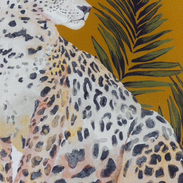 Elevate your outdoor space with the Leopardis Cat Outdoor Cushion, where artistry meets functionality. Designed with a subtly refined texture, the soft-touch material has been specially treated for outdoor durability. This water-resistant cushion is easy to wipe clean, making it as practical as it is elegant. Its hand-painted motif is set against a backdrop that beautifully complements any outdoor setting. Complete with a sleek contrasting border, this luxe cushion lends an air of sophistication and detail, ensuring it stands out as a statement piece while harmonising with your stylish outdoor décor.