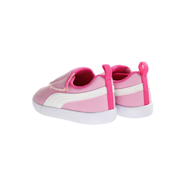 Puma Courtflex V2 gepolstert gegen Kinder rosa Trainer