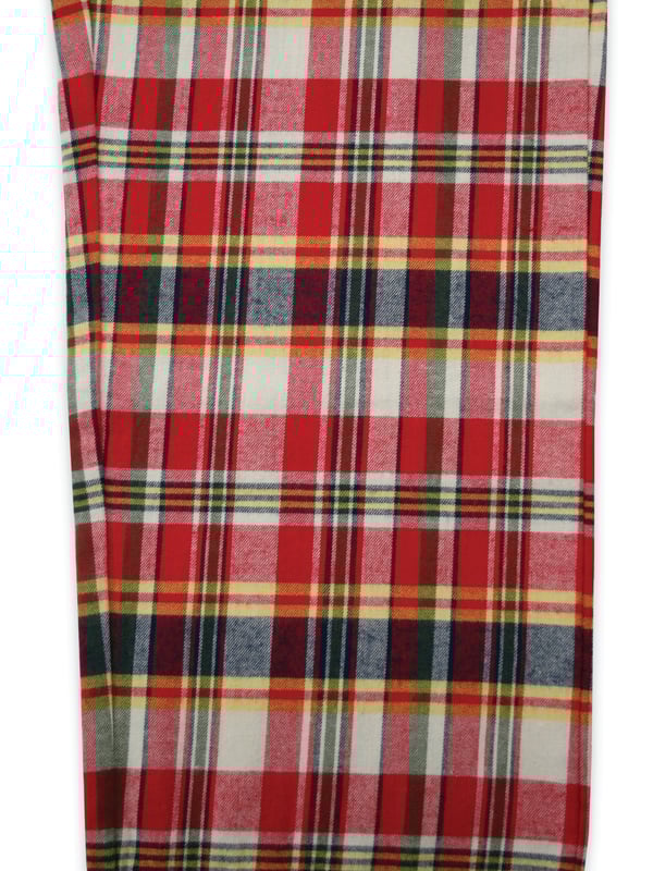 Red / Beige / Navy Brushed check unisex lounge pants by Vanilla Park
There’s nothing cosier than check nightwear in the winter. Our Pentlow pyjama trousers are made from brushed 100% cotton for a comfy, warm feel and are trimmed with navy cotton. Fully elasticated at the waist, with an adjustable front drawstring the trousers have two side pockets. Wear it with a jersey T-shirt for the perfect way to lounge or sleep when temperatures tumble.
100% Cotton
Machine Washable
Super soft luxury brushed cotton fabric
Comfortable jersey inner waistband
Unisex.