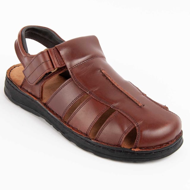Garantía Purapiel, 10 años de garantía. Sandalia casual para hombre. Hecha en piel natural. Calce cómodo. Fabricado por otras marcas para nuestra marca.
