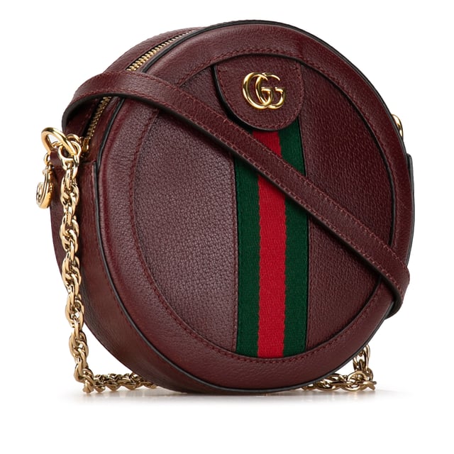 Red round gucci bag online