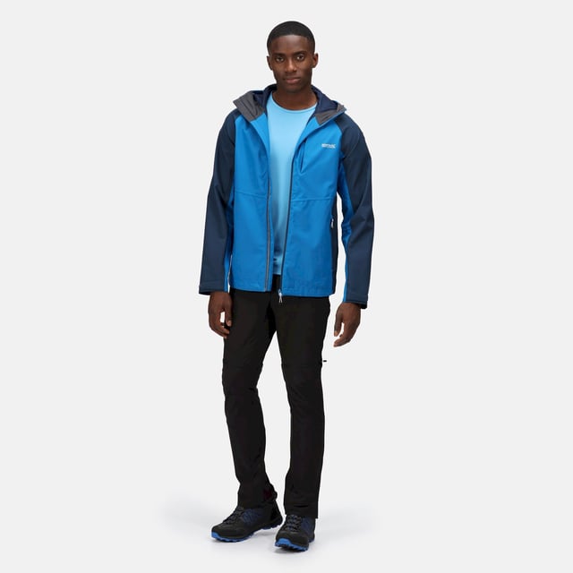 Colour block discount waterproof jacket