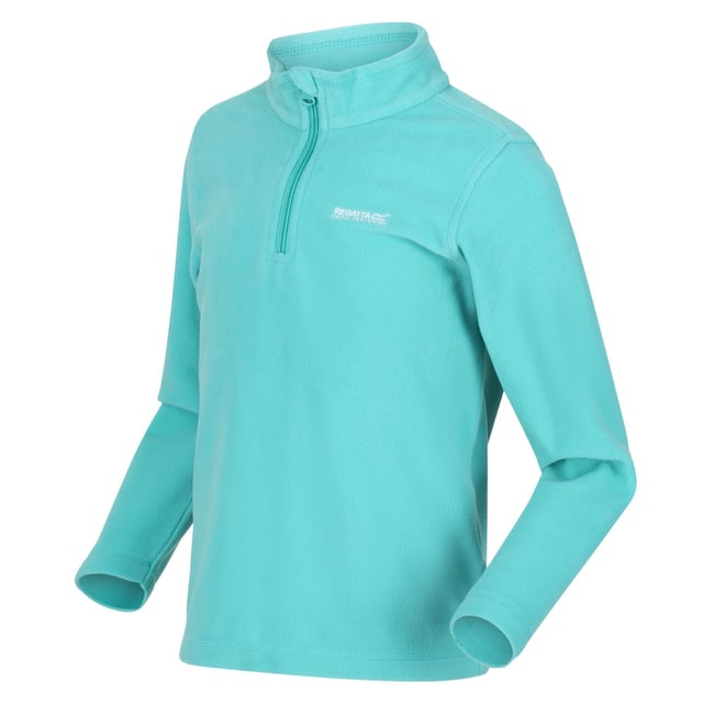 170gsm Symmetrie fleece 1 zijde geborsteld, 1 zijde anti-pil 100% Polyester Regatta kindermaten (borstomtrek): 2 jaar (53-55cm), 3-4 jaar (55-57cm), 5-6 jaar (59-61cm), 7-8 jaar (63-67cm), 9-10 jaar (69-73cm), 11-12 jaar (75-79cm), 32 (79-83cm), 34 (83-85cm).