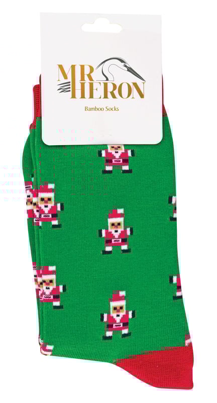 Miss Sparrow prides their products on the philosophy of making your feet feel great all year round. Whether it's their funky and stylish products, they bring you unique, exciting and fashionable accessories, full of individuality to give you the confidence to be you. If you’re a big Christmas fan and you want comfort with your Xmas Socks then these are the socks for you! With Rudolph, Snowflakes and even Santa Claus to choose from we know these styles will be what you need for the festive season. Their socks will keep your toes looking fabulous and make your loved ones smile on special occasions. They would even make a wonderful stocking filler gift for a loved one. These socks are breathable, hypoallergenic antibacterial and super soft. This range of socks come in 3 different patterns and are made from 54% Bamboo, 22% Cotton, 16% Polyester, 6% Nylon, 2% Elastane. They are womens size 4-7 UK. Machine washable under 40. Do not dry clean. Do not iron. Do not bleach.