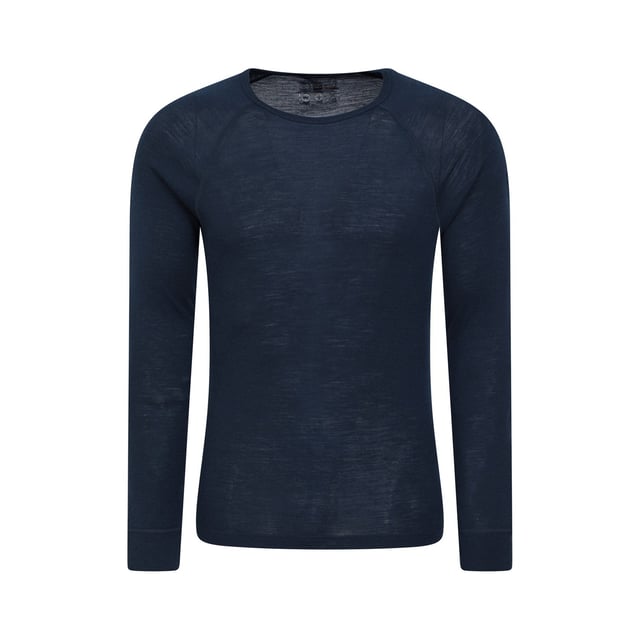 80% Merino Wool, 20% Polyester. Design: Plain. Sleeve-Type: Long-Sleeved. Neckline: Round Neck. Fabric Technology: Anti-Odour, Antibacterial, Breathable, Isotherm, Lightweight, Moisture Wicking, Quick Dry.