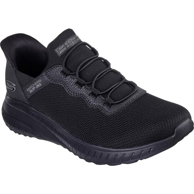BOBS Sport Squad Chaos Shoe Step into athletic style and comfort wearing Skechers Hands Free Slip-ins: Skechers Bobs Sport Squad Chaos - Daily Inspiration. Designed with our Exclusive Heel Pillow, this fashion style features a cushioned Skechers Memory Foam insole.