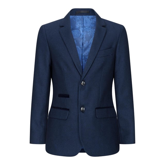 Suave, elegante y refinado: con este diseño de tweed azul marino de alta calidad te quedará genial. La Zwei-Knopf-Jacke queda de maravilla y tiene una estructura de media lona que mejora su rendimiento, incluso después de que la lleves. Geknöpfte Manschetten und einzelner Schlitz hinten verleihen dem Anzug ein klassischen Hauch von Raffinesse. Un estilo contemporáneo, con tapas clásicas de madera y un protector de pliegues, para garantizarle su forma ideal de pasar. El anzuelo está siempre a mano y le permite disfrutar de todo el día. Perfecta para ocasiones elegantes, formales y tradicionales, como cumpleaños, bodas o fiestas. El cierre de 3 piezas se completa con chaqueta, chaleco y manguito.