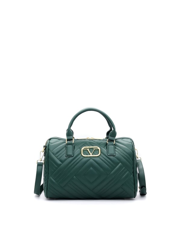 Bolso de mujer. El cierre es con cremallera. Los bolsillos internos son uno con cremallera. Los bolsillos externos están ausentes. La bandolera es ajustable y extraíble en ecopiel. El mango es de ecopiel. Hay un compartimento interno. El material exterior es ecopiel. Internamente está forrado en poliéster. Medidas: 30x21x17 cm. Producto de moda