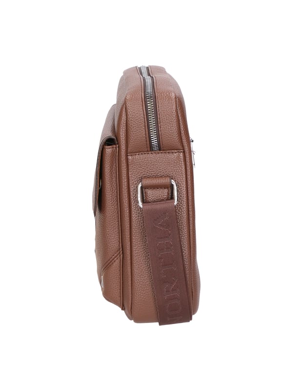 Northampton polo club Herren -Umhängetasche in veganem Leder. Einzelfach. Veganer Produkt.