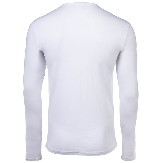 Hochwertiges Herren langarm Unterhemden der Marke VERSACE. Elastische Baumwoll-Jersey Qualität, mit goldenem VERSACE-Logo-/Medusa-Print.