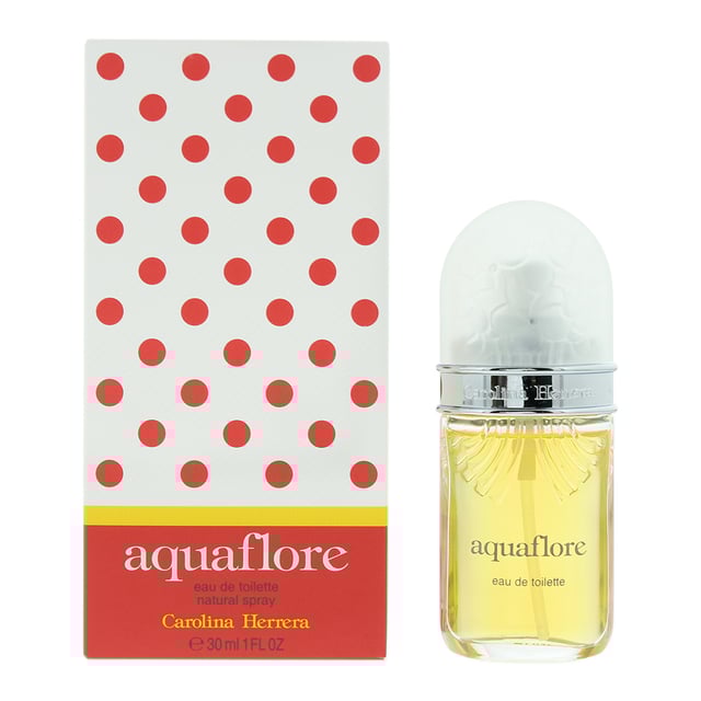 AquaFlore, launched in 1997, is a Floral Green fragrance for women by Carolina Herrera. Perfect for Spring and Summer, this fragrance is mostly worn during the day and was created by Carlos Benaim and Rosendo Mateu. Top notes of this fragrance are Violet, Melon, Mandarin Orange and Peach, middle notes are Jasmine, Cyclamen, Rose and Lily of the Valley with base notes of Sandalwood, Amber, Musk and Orris Root.