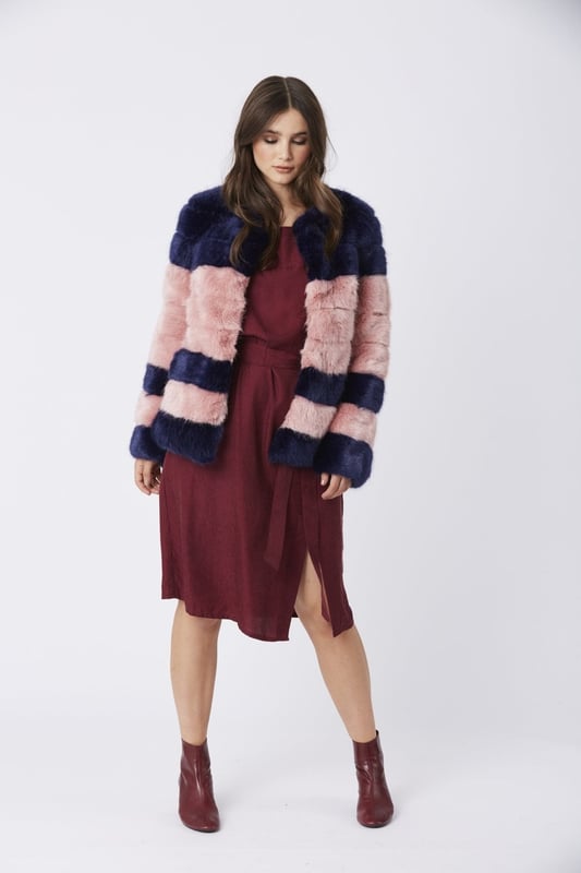 Navy Emma Coat