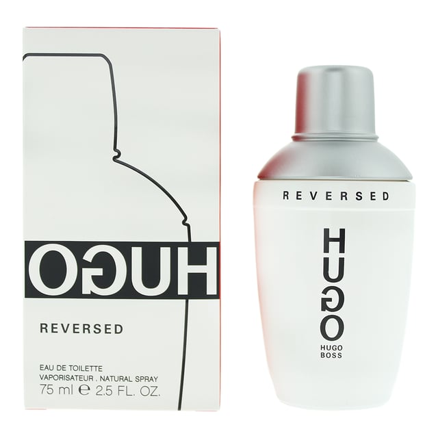 Hugo Reversed by Hugo Boss is a Woody Aromatic fragrance for men. This is a new fragrance. Hugo Reversed was launched in 2018. Top notes are Grapefruit and Calabrian bergamot; middle note is Rosemary; base note is Haitian Vetiver..