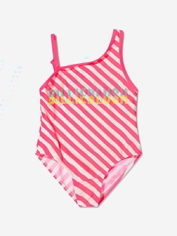 Introducing the elegant Girls Swimsuit with 2 Scruchies in Pink by Billieblush - the ideal holiday ensemble for your little fashionista.  Fashion-forward Design: Boasting a stylish, vibrant pink colour sure to turn heads at the pool or beach. High-Quality Fabric: Crafted with premium material, ensuring softness and comfort for your child's delicate skin. Unique Extras: Comes with matching scrunchies, perfect for creating cute and coordinated hairstyles. Renowned Brand: Brought to you by Billieblush, a symbol of premium children's fashion.This splendid swimsuit is a wardrobe must-have to make your little one shine in style this holiday season. Order now.