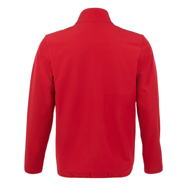 Material: Außenschicht aus 94% Polyester und 6% Elastan. Wasserdichte, winddichte und atmungsaktive Mittelschicht. Futter aus Polyester-Fleece. Durchgehender Reißverschluss mit Kinnschutz und innerer Reißverschlussabdeckung. Rechte Brusttasche mit Reißverschluss. Zwei Fronttaschen mit Reißverschluss. Elastische Bündchen an Ärmeln und Saum. Brustumfang (in): XS(35/36), S(36/38), M(38/40), L(41/42), XL(43/44), XXL(45/47), 3XL(47/49), 4XL(50/52), 5XL(53/55).