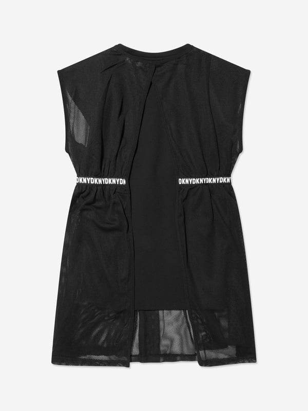 Introducing the Girls 2-In-1 Milano Dress in Black by DKNY, a sophisticated addition to your little girl's wardrobe! Here are the key features that make this high-end designer piece truly unique:‚ Ultimate Chic: The sleek black Milano dress is the epitome of class, making your little one the trendiest in the crowd.‚ Comfort Meets Style: Created with a soft, breathable material that ensures comfort while exuding an air of elegance.‚ Versatile Two-Piece: This 2-in-1 dress can be worn together or separately, providing various style options!‚ Signature DKNY quality: Rest assured that this dress delivers the high-standard commitment that DKNY is renowned for.Transform your girl's attire with this classy Girls 2-In-1 Milano Dress in Black from DKNY. Upgrade her style today!