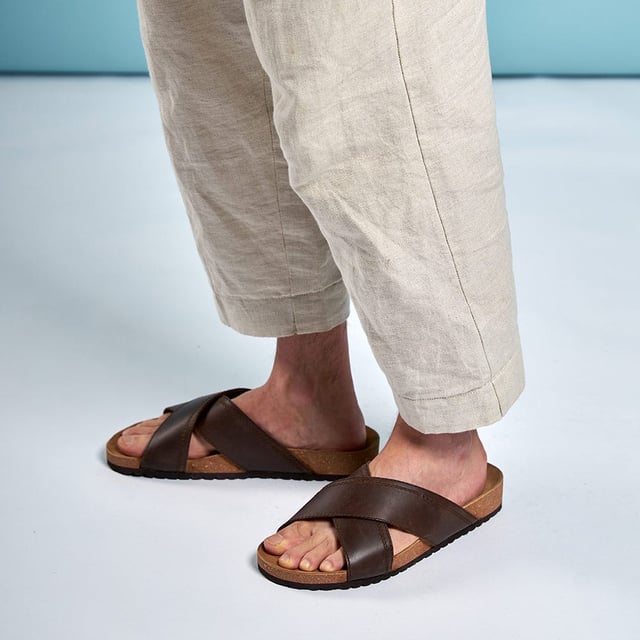 Cork cheap base sandals
