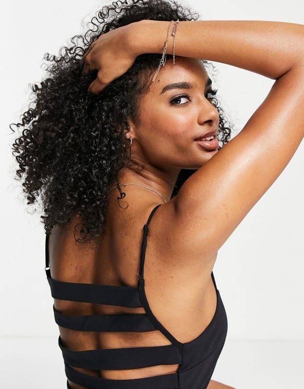 Topshop strappy dress top