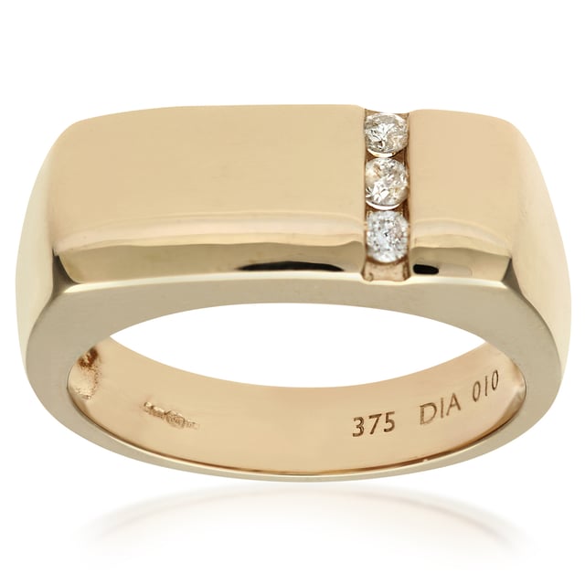 18K (750) Yellow Gold: 3.5gr; # Diamond: 0.1ct