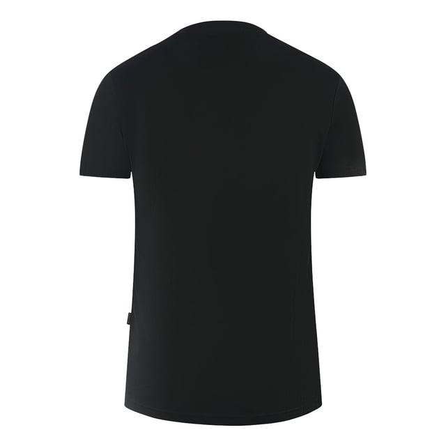 Aquascutum London 1851 Split Logo Black T-Shirt. Experience premium craftsmanship in this Aquascutum "1851" Logo Black T-Shirt. Featuring the iconic brand logo, it's an essential piece for any wardrobe - invest in classic luxury today!. London Logo Split Across The Chest With Branding Printed Through. 100% Cotton, Regular Fit, Fits True To Size. Crew Neck Tee, British Flag Badge On Left Sleeve, Black Tee. Style Code: T00423 99