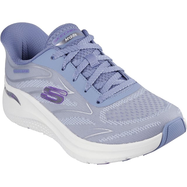 Step up your routine with easygoing comfort wearing Skechers Arch Fit 2.0. This laced slip-on style features integrated Arch Fit insoles.