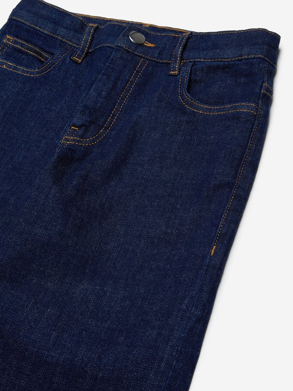 Elevate your child's style with the Marni Kids Regular Fit Jeans in Blue, crafted for unparalleled quality and enduring charm for AW2024. Here's why these jeans are the perfect choice for your little trendsetter: **High-Quality Denim:** Designed with premium materials to ensure durability and ease of movement. **Classic Blue Hue:** The beautiful blue colour offers versatility and timeless elegance, perfect for any occasion. **Unisex Design:** Ideal for both boys and girls, these jeans provide a stylish and comfortable fit for all. **Versatile Styling:** Easily pairs with any top, making it a versatile addition to your child's wardrobe.Order now let your child emerge in style with Marni's signature craftsmanship!