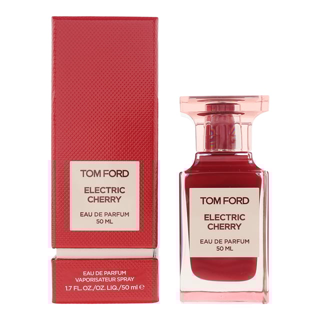 Electric Cherry by Tom Ford is a vibrant Floral Fruity fragrance for both women and men, launched in 2023. It opens with a burst of Cherry and Ginger, creating a fresh and energetic start. The heart reveals the delicate richness of Jasmine Sambac, while the base notes of Pink Pepper, Ambrettolide, and Musk add depth and warmth. This bold and modern scent is perfect for those seeking a playful yet sophisticated fragrance with a unique, electrifying twist.