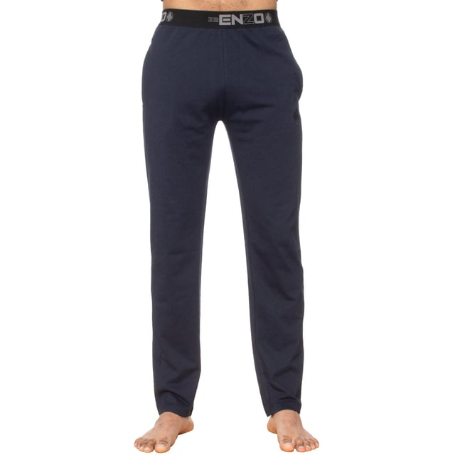 These Regular fit EZLP585 Lounge pants feature 2 side pockets with elasticated waist for comfort, cotton blend for superior comfort, minimal design for classy look.