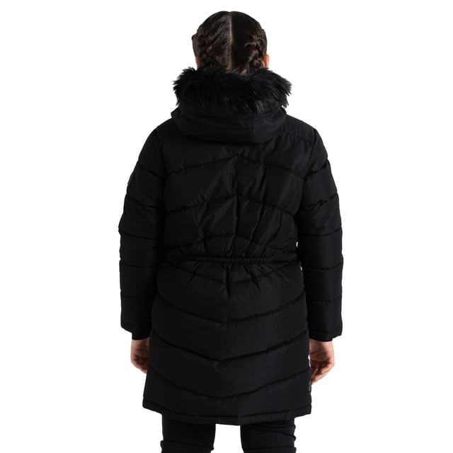 Lining: Cire Finish. Fabric: Iloft Ecofill. Design: Logo, Quilted. Fabric Technology: Ared 10000, Breathable, DWR Finish, Insulating, Waterproof, Weather Resistant. Neckline: Hooded. Inner Sleeve Cuff. Sleeve-Type: Long-Sleeved. Hood Features: Faux Fur Trim, Grown On Hood, Removable Trim. Pockets: 2 Lower Pockets, Zip. Fastening: Full Zip. Sustainability: Made from Recycled Materials. Waistline: Part Elasticated.
