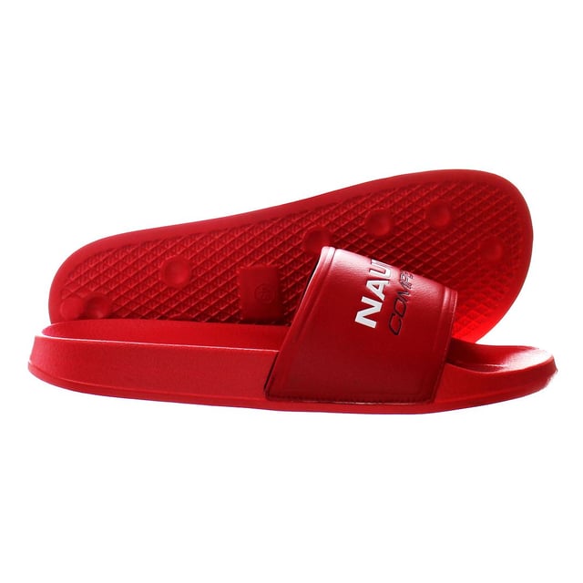 Nautica Grappo Sliders sintéticos de hombre sintéticos Red Sliders N7FF0083 True Red