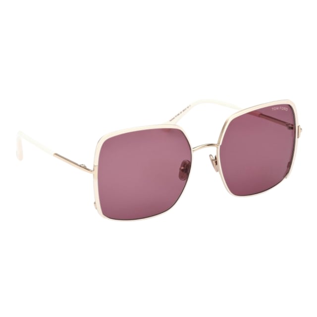 Tom Ford FT1006 32Y Raphaela Gold Sunglasses. A touch of fun for your summer days, but nothing too out of the ordinary for a Tom Ford collectible. Tom Ford Gold Sunglass perfect for the summer. Tom Ford Gold FT1006 32Y  Sunglasses, Lens Width = 60mm, Nose Bridge Width = 18mm, Arm Length = 135mm, Made in Italy. Sunglasses, Sunglasses Case, Cleaning Cloth and Care Instructions all Included, 100% Protection Against UVA & UVB Sunlight and Conform to British Standard EN 1836:2005. Tom Ford Gold Sunglasses. FT1006 32Y Raphaela
